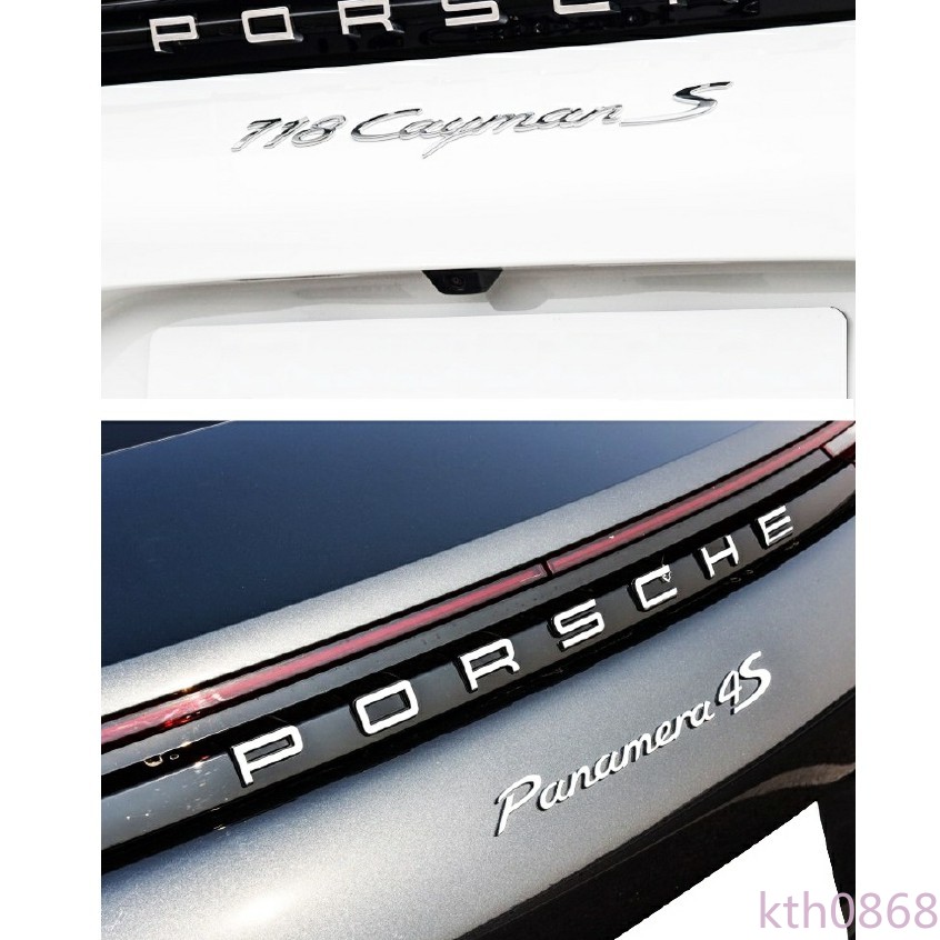 Nhãn dán trang trí đuôi xe hơi Porsche 718 | BigBuy360 - bigbuy360.vn