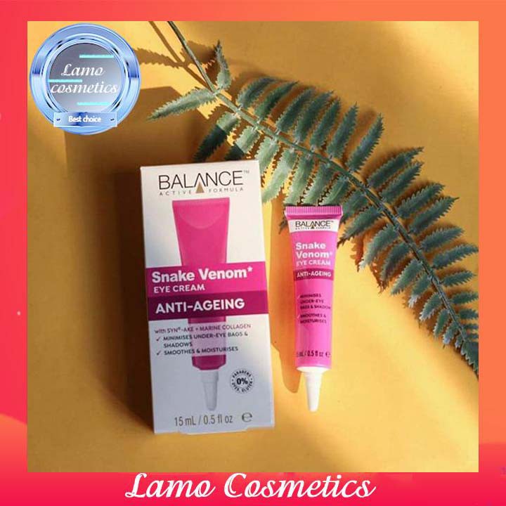 [FLASH SALE] Kem Mắt Nọc Rắn BALANCE ACTIVE FORMULA SNAKE VENOM EYE CREAM Anh Chính Hãng 100% | BigBuy360 - bigbuy360.vn
