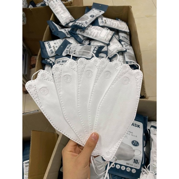 Khẩu Trang 4D KF94 GH Mask Màu Trắng Thùng 300 Cái | BigBuy360 - bigbuy360.vn