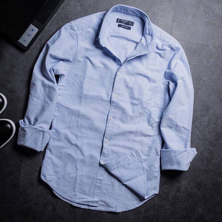 Sơ Mi Nam Chất Liệu OxFord 100% Cotton, Mẫu 2022, Tay dài, Dáng Xuông,Thời Trang, Lịch Lãm. Trẻ Trung. | BigBuy360 - bigbuy360.vn