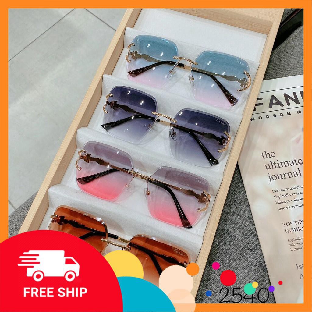 Kính mát thời trang nữ T160 🕶 FREESHIP XTRA 🕶 kính thời trang nữ - kính chống tia uv