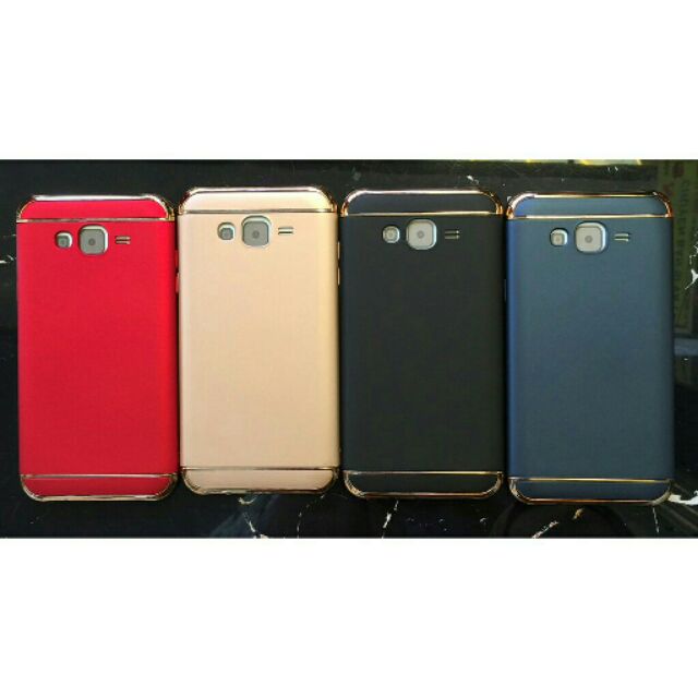 Ốp lưng 3 mảnh Galaxy J5 2015 nhung mịn chống vân tay cao cấp