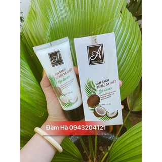 [Sẵn] Tẩy Tế Bào Chết Mặt Sợi Dừa Non