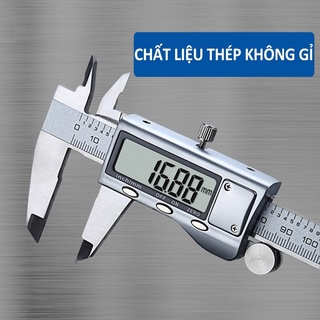 Thước kẹp điện tử thép không gỉ 150mm, 200mm hãng Syntex chất lượng cao, giá thành hợp lý, đáp ứng mọi nhu cầu đo đạc