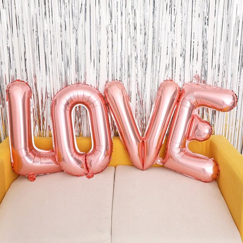 ( size Đại 80cm) Bóng chữ LOVE trang trí sinh nhật, tiệc cưới #TrangTriSinhNhat