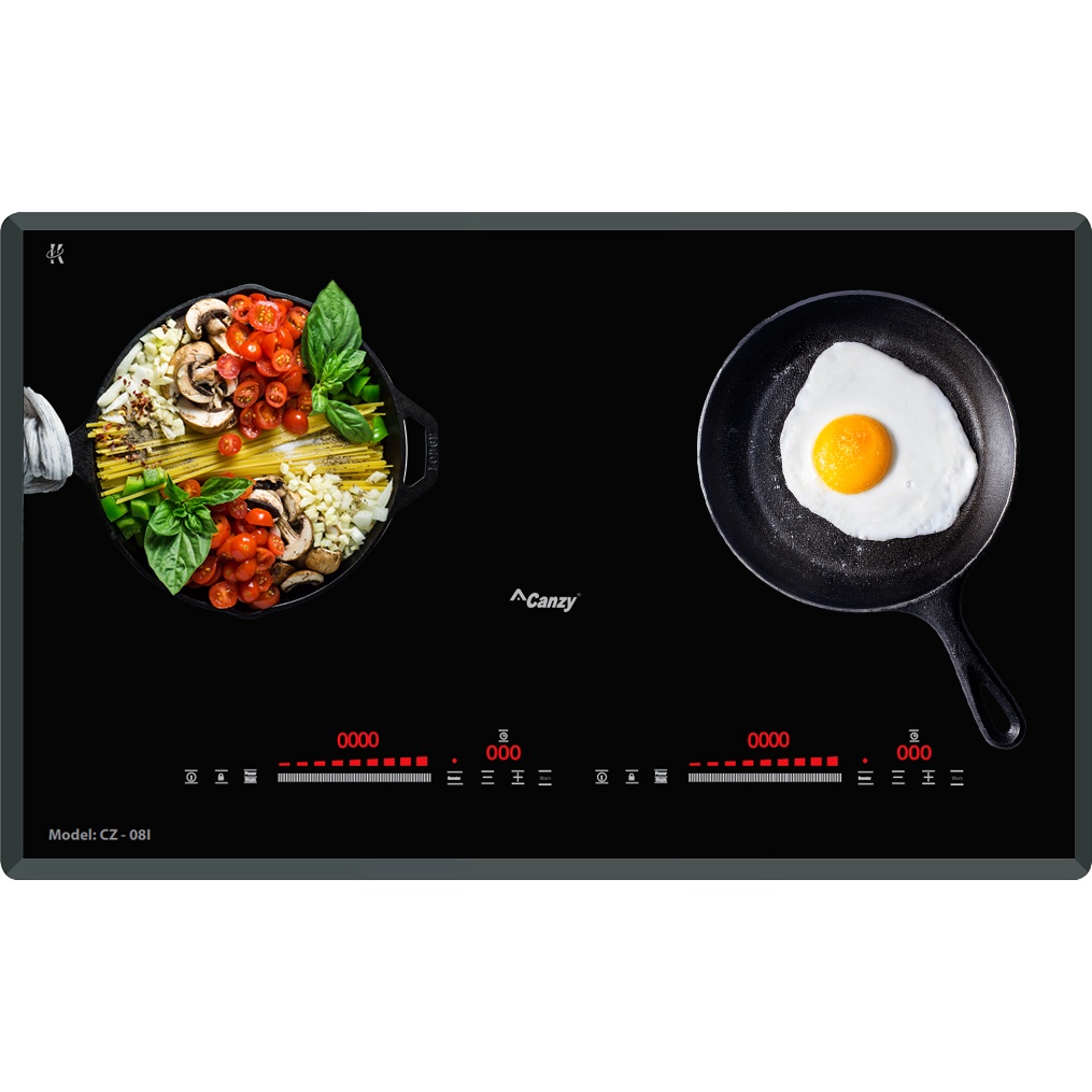 Bếp từ đôi Canzy CZ - 08I Inveter tiết kiệm điện | Bếp từ chính hãng giá rẻ| bảo hành chính hãng 2 năm