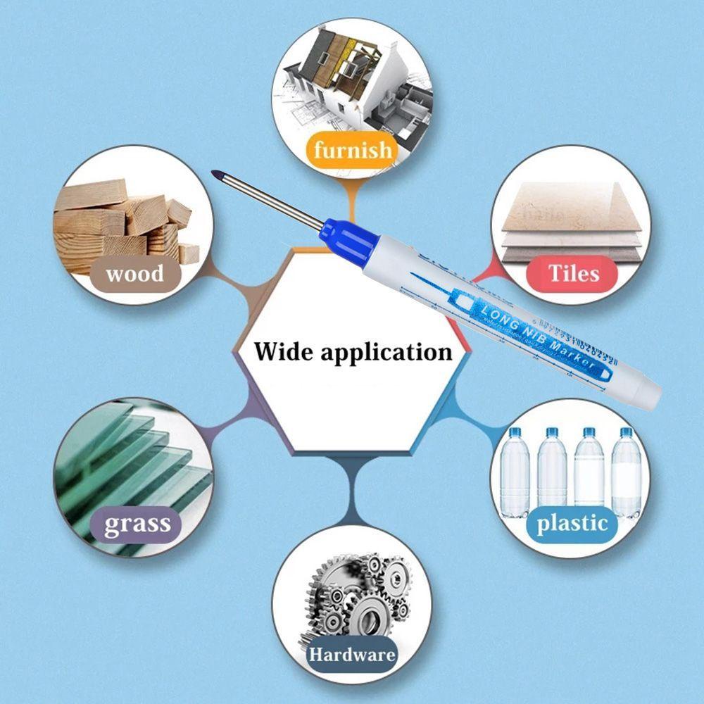 Bút Đánh Dấu Hai Đầu Dài 30mm Dùng Làm Mộc Tiện Dụng