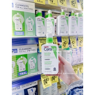 Sữa rửa mặt Cerave dành cho da dầu,hỗn hợp thiên dầu mụn 473ml.Đủ bill