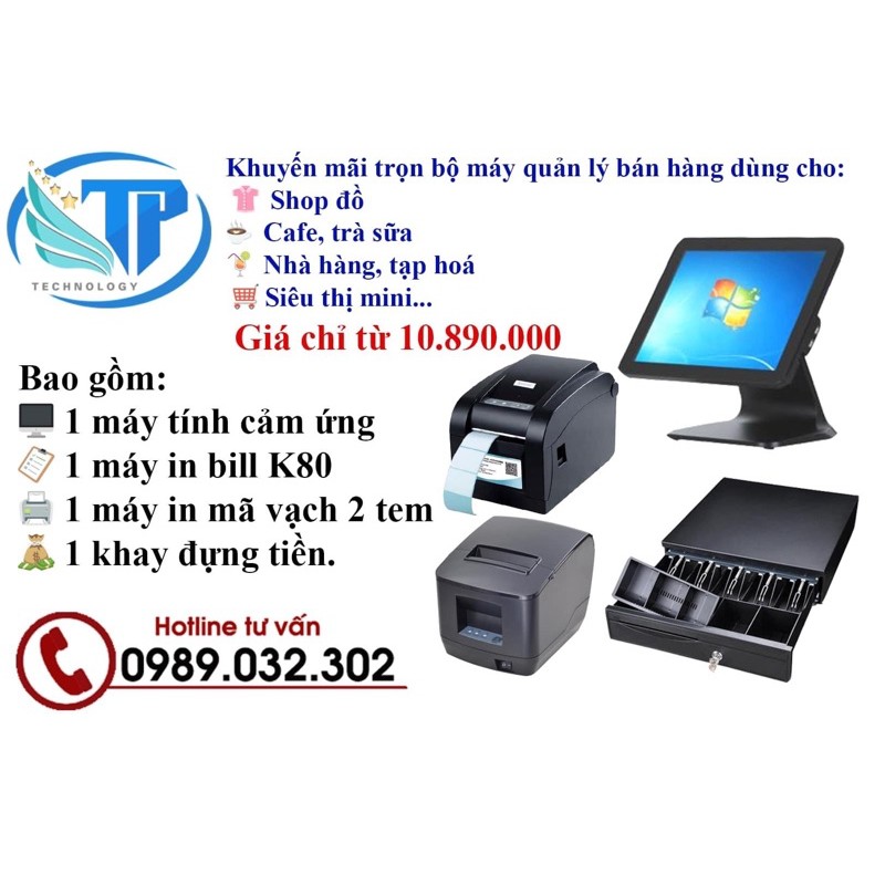 COMBO MÁY QUẢN LÝ BÁN HÀNG