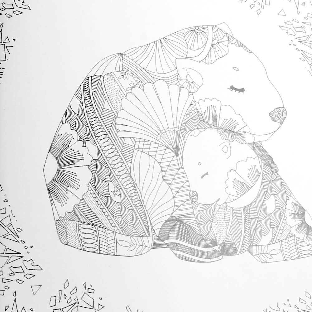 Sách Tô Màu In Chữ Tiếng Anh Độc Đáo Cho Người Lớn