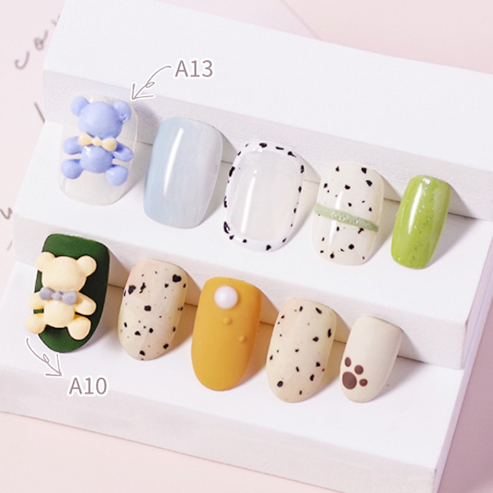 Charm Gấu Kẹo Hàn Quốc Trang Trí Móng Siêu Dễ Thương