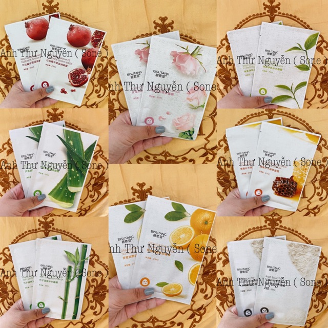 MẶT NẠ BISUTANG TRÁI CÂY 8 VỊ