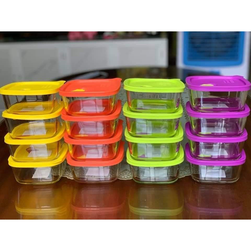 Hộp thủy tinh nắp Silicon Lock&Lock loại 410ml