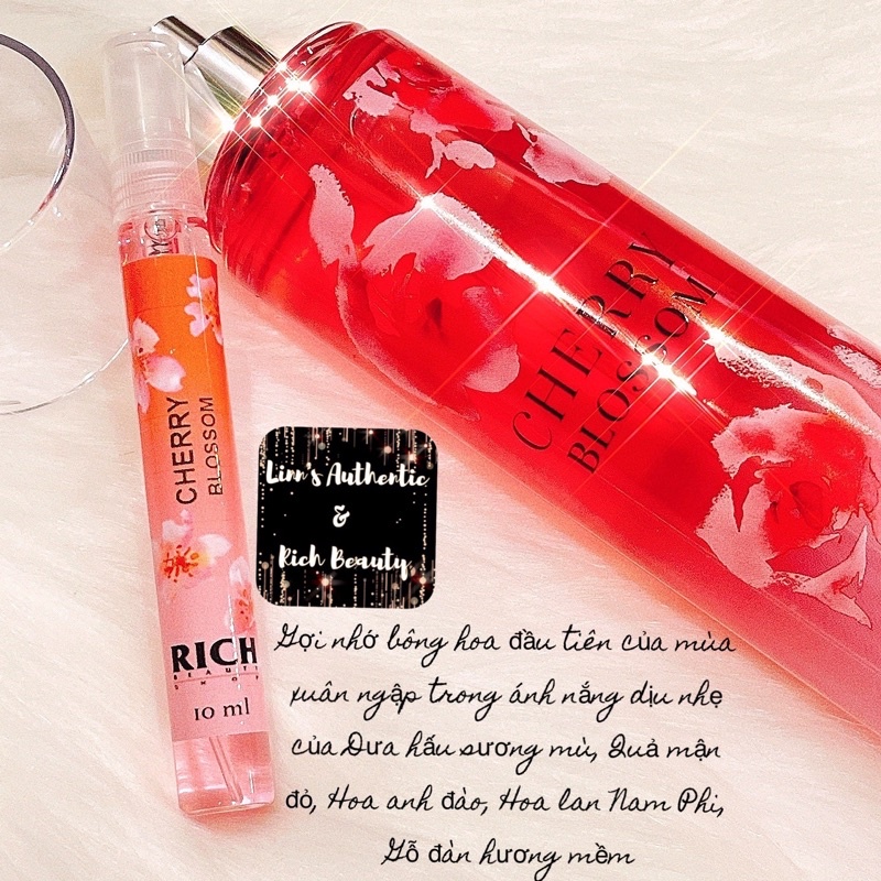 CHERRY BLOSSOM - Xịt Thơm Toàn Thân Body Mist Bath &amp; Body Works