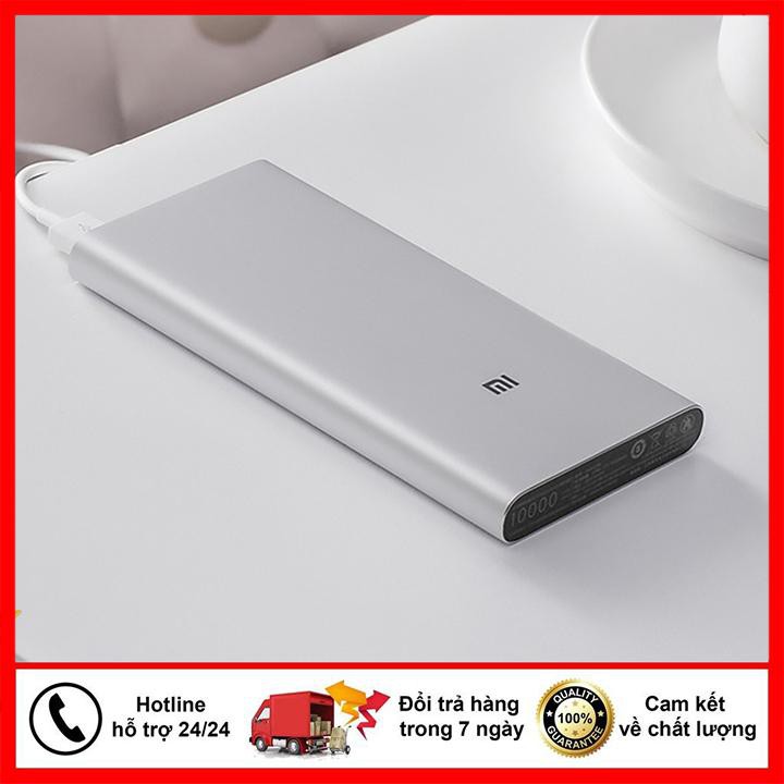 Hàng Cao Cấp Pin sạc dự phòng Xiaomi không dây Mi 10000 mAh