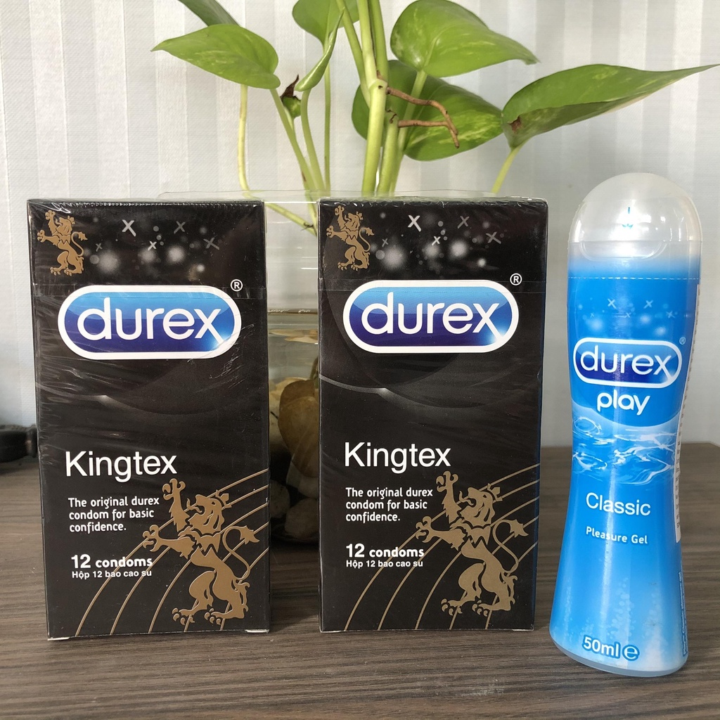 Bao Cao Su Durex Kingtex 12 Bao + Tặng Đèn Soi Lấy Ráy Tai