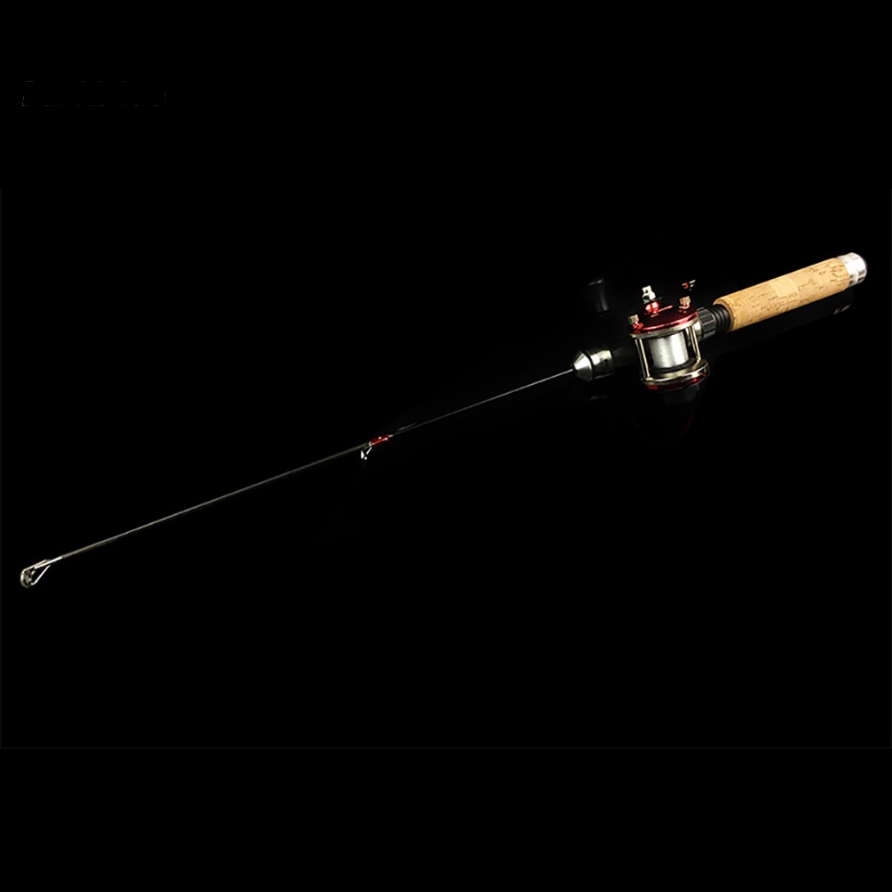 Cần câu cá mini 60cm siêu nhẹ thép không gỉ carbon