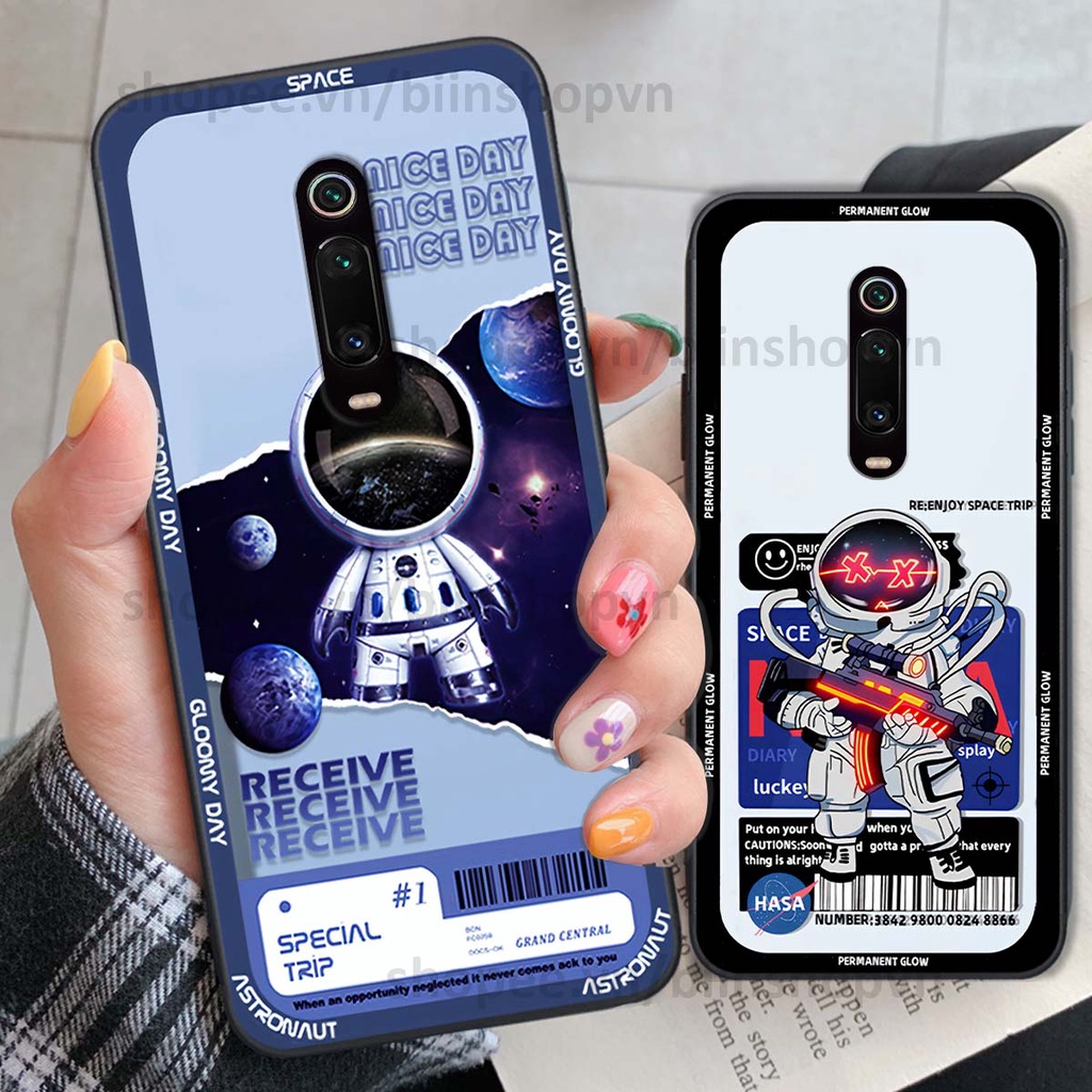 Ốp Xiaomi Redmi K20 phi hành gia vũ trụ space.x siêu đẹp, thời trang