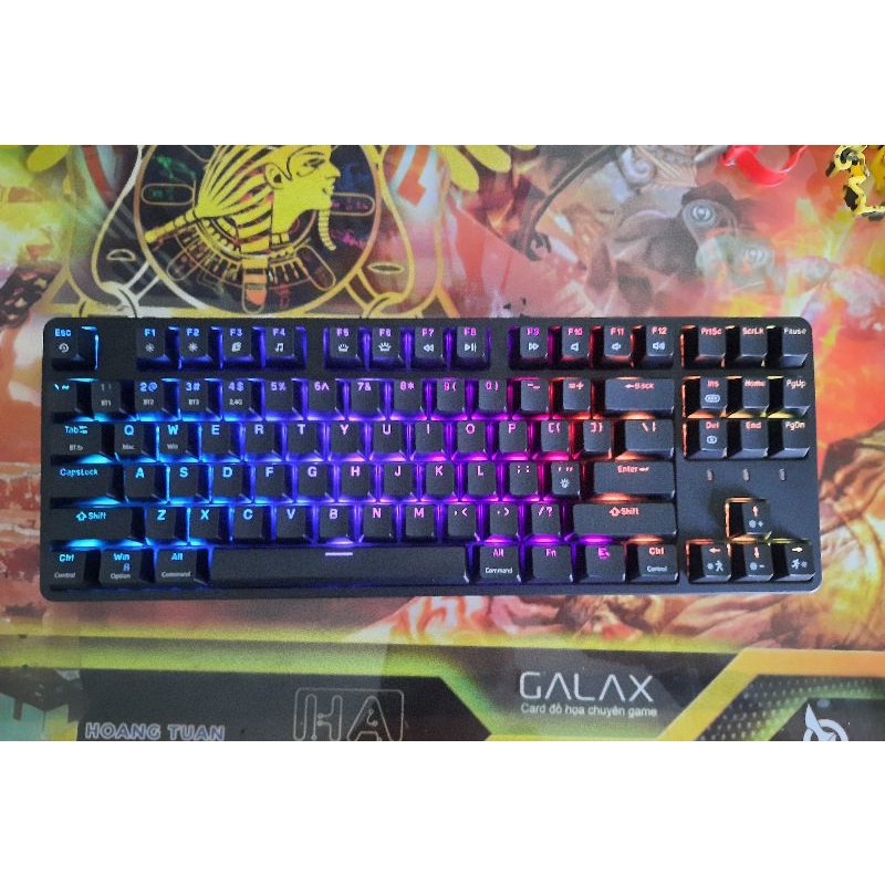 Bàn phím cơ E-DRA EK3187W RGB Wireless Blue switch