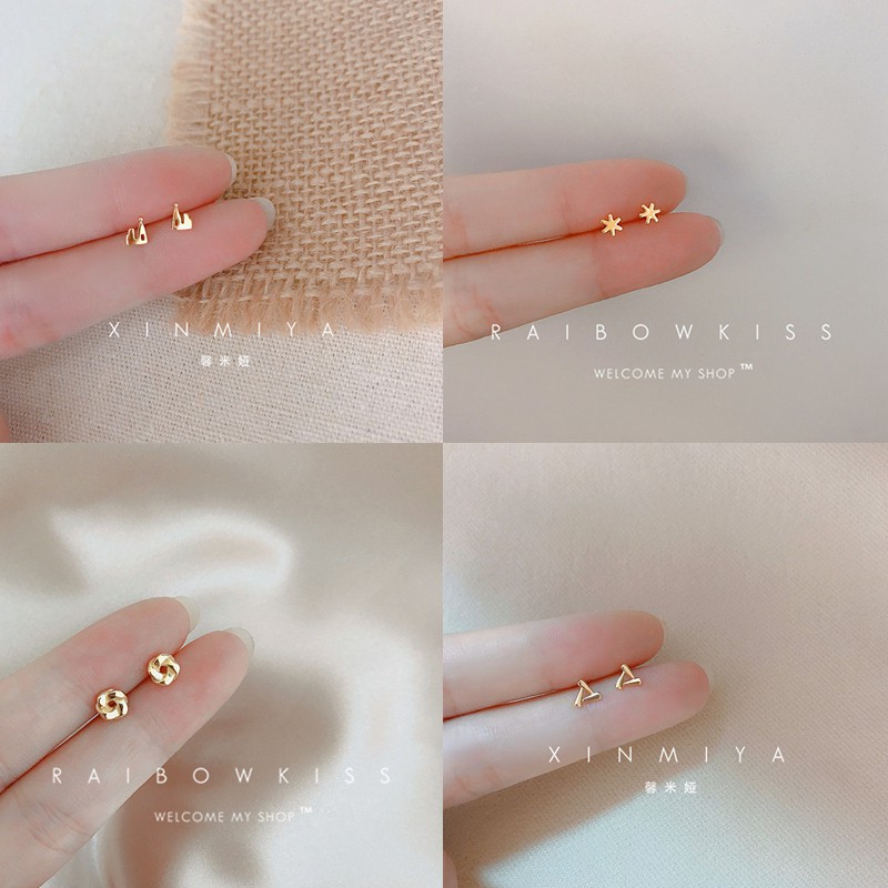 Bông Tai Mini Xinh Xắn Theo Phong Cách Hàn Quốc C174