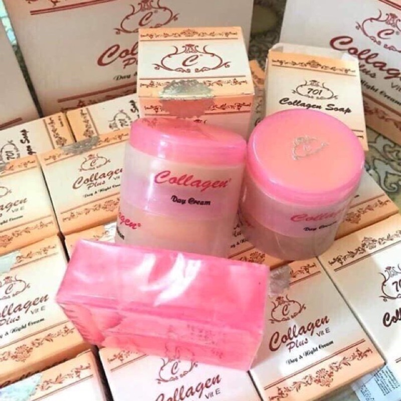 ( Chính Hãng) Combo Kem Nám Collagen Plus Vit E 701