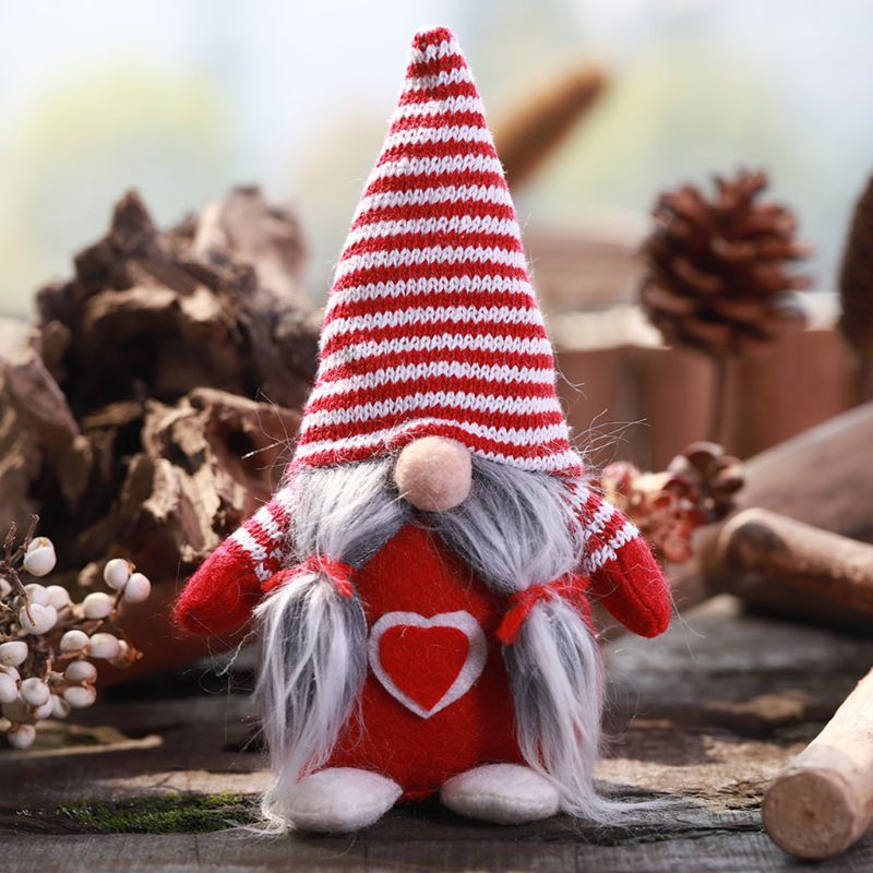 Búp Bê Nhồi Bông Handmade Merry Christmas Swedish Santa Gnome