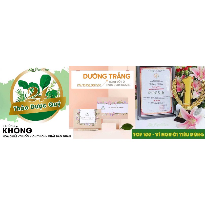 hộp Bột ủ thảo dược trắng da toàn thân | BigBuy360 - bigbuy360.vn
