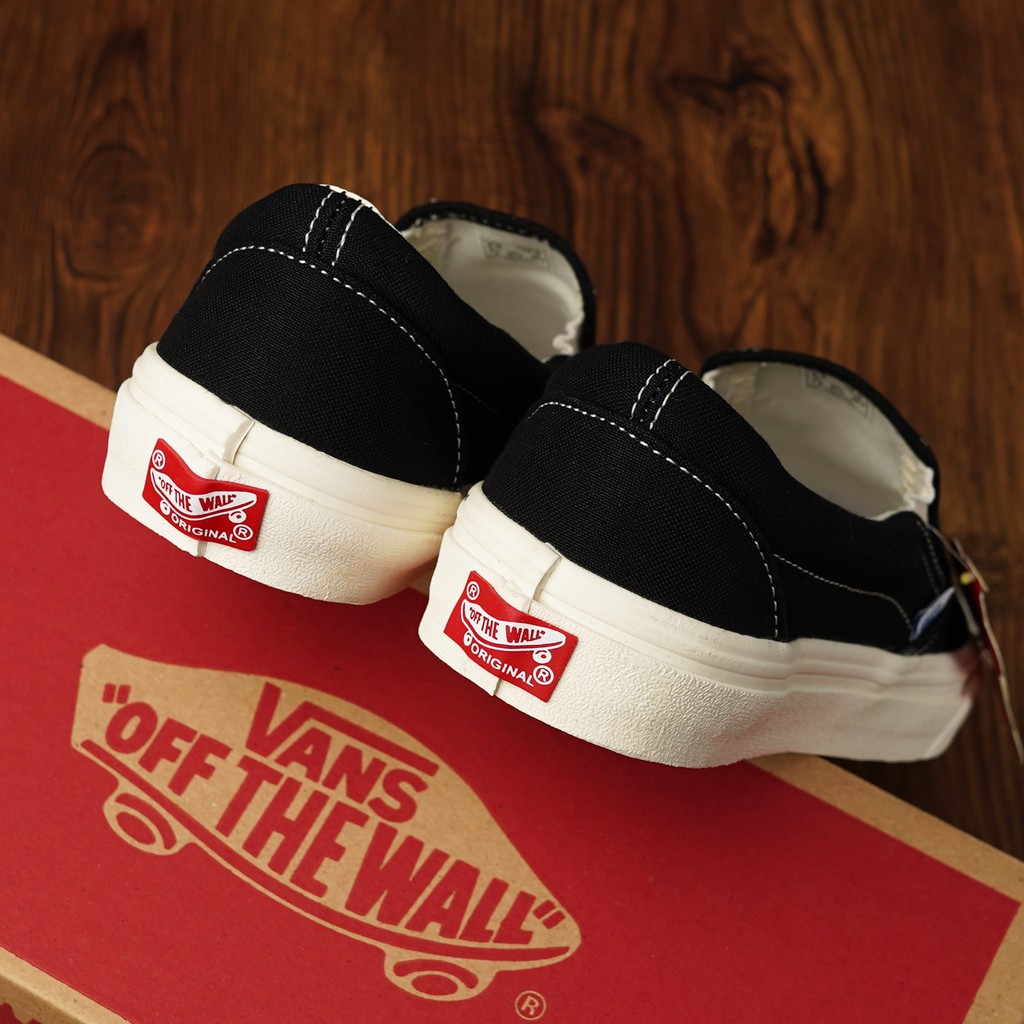 Giày Vans Slip On Og Trắng Đen Phong Cách Thời Trang Trung Hoa