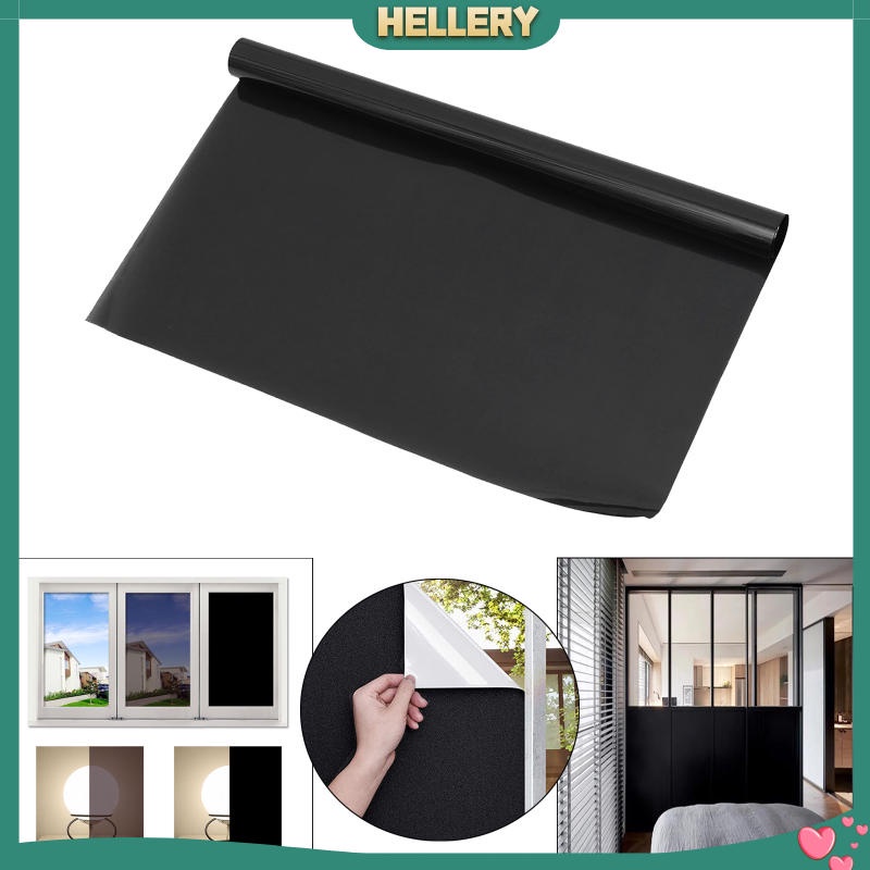 Phim Dán Cửa Sổ Kính Bảo Vệ Riêng Tư Màu Đen Sáng 100%
