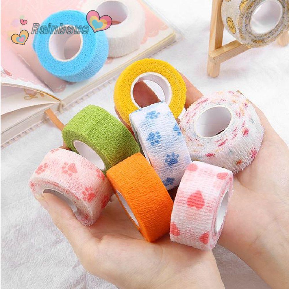 Băng Keo Bảo Vệ Ngón Tay Chống Kén Thoáng Khí Màu Cầu Vồng Dành Cho Học