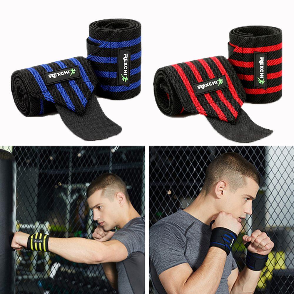 QUINTON Băng Quấn Cổ Tay Hỗ Trợ Nâng Tạ Hoạ Tiết Kẻ Sọc
