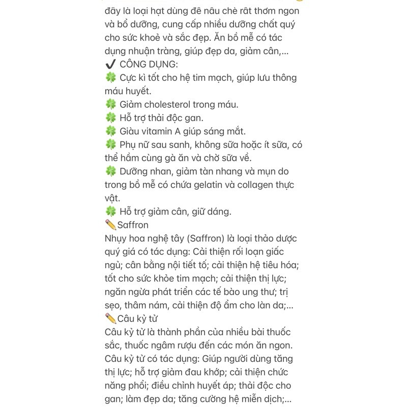 set tổ yến dưỡng nhan- tổ yến chưng hạt bồ mễ + nhuỵ hoa nghệ tây[ tặng hủ thuỷ tinh] | BigBuy360 - bigbuy360.vn