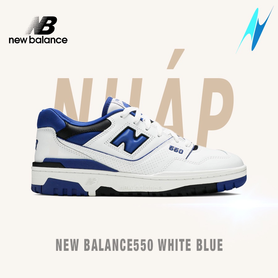Giày New Balance 550 White Blue chính hãng 100%