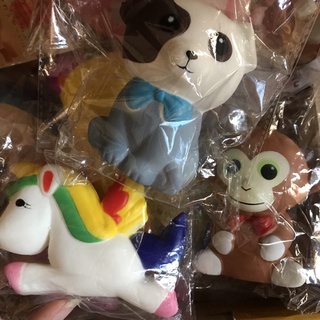 Squishy khỉ , cún , kì lân