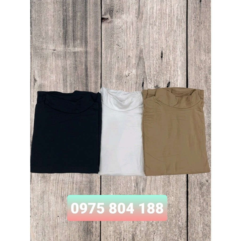 Áo Giữ Nhiêt Nữ cổ cao 3cm [ Siêu Hot ] chất liệu cotton lạnh dài tay body co giãn , siêu xinh, sang chảnh.