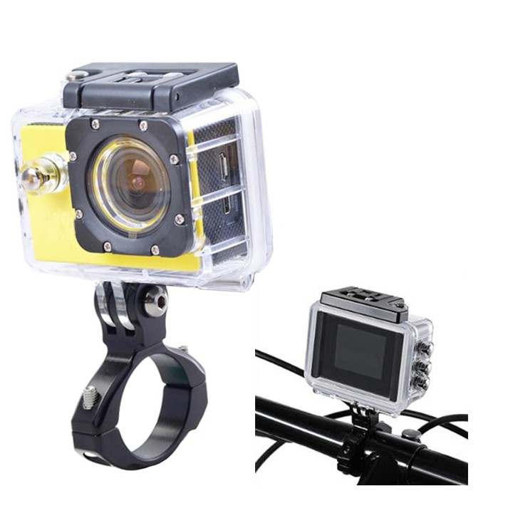 Kẹp ghi đông kim loại nhôm siêu cứng gắn GoPro Hero