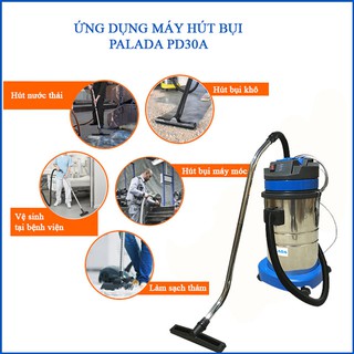 Máy hút bụi nước công nghiệp Palada PD 30A