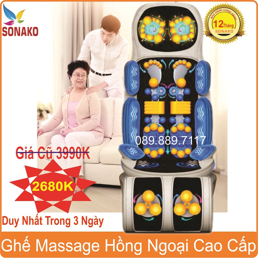 [GIÁ SỐC 03 NGÀY] Ghế Massage hồng ngoại toàn thân SIYI