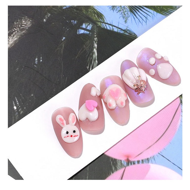 Gel khô định hình nail, gel đa năng làm charm