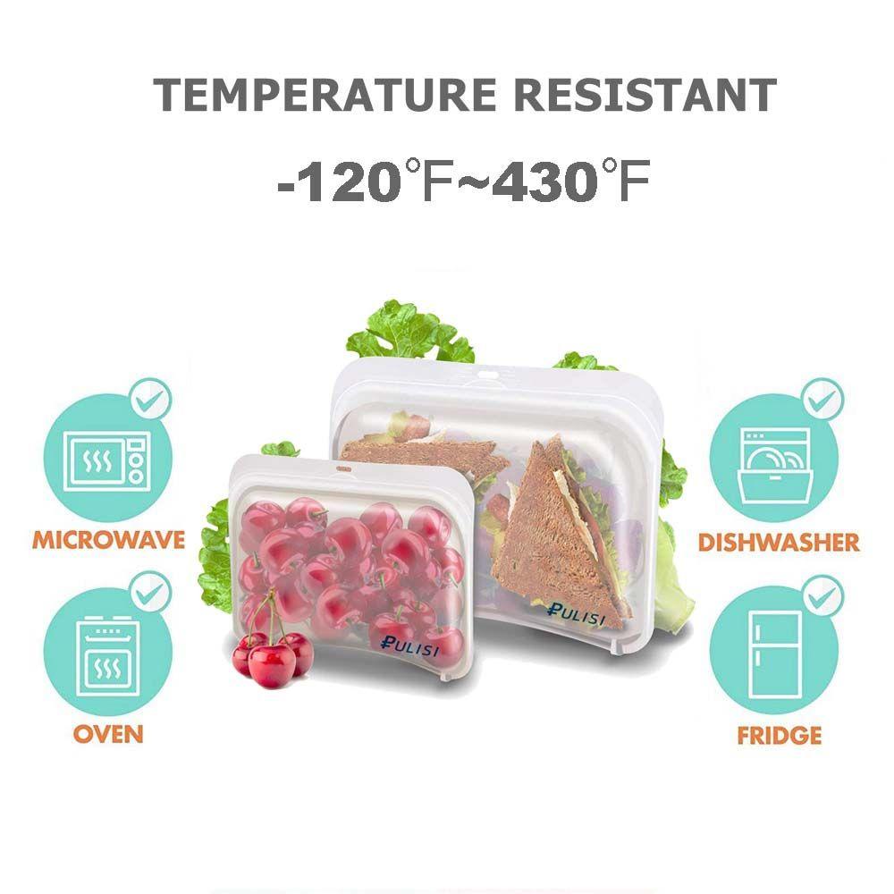 Túi Silicone Đựng Trái Cây Chống Rò Rỉ Có Thể Tái Sử Dụng