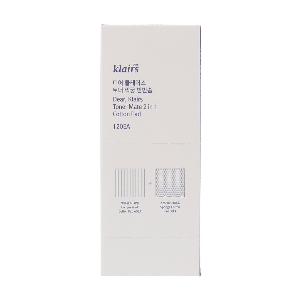 Toner Mate 2 in 1 Cotton Pad 120ea