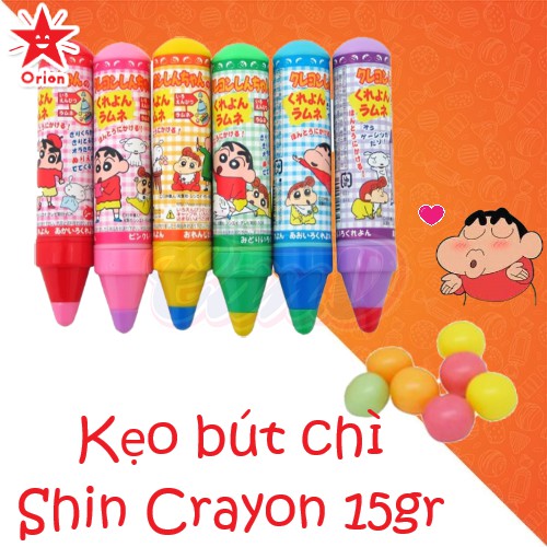 Kẹo bút chì Shin Crayon 15gr