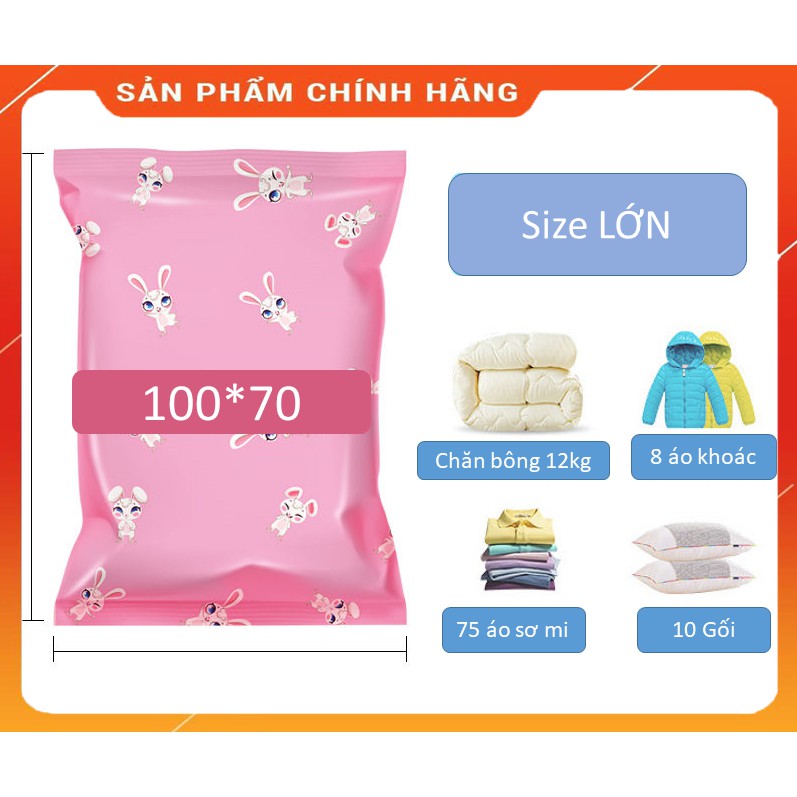 [LOẠI 1-FREESHIP] Túi Hút Chân Không Bảo Quản Chăn Ga Quần Áo Chống Nấm Mốc HD008