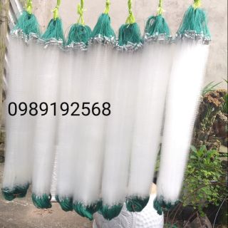 Lưới đánh cá 1 màn mắt lưới 1,5cm cao 70 cm dài 60m bắt cá lồng tong,cá tép