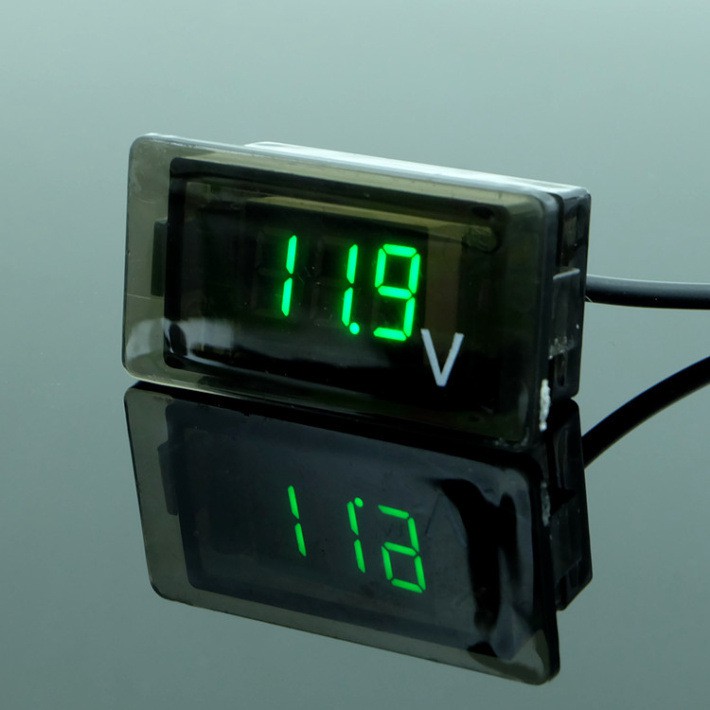 Đồng hồ đo Volt bình ắc quy xe máy xe mô tô hàng loại 1