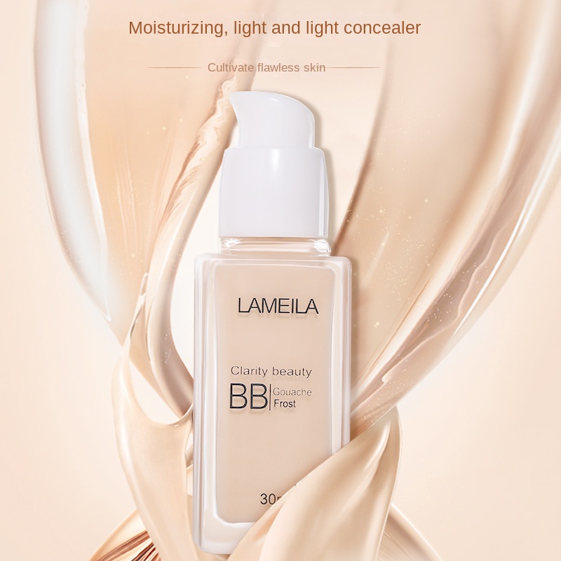 Lameila Kem Nền BB Che Khuyết Điểm Dưỡng Ẩm Thoáng Khí Trọng Lượng Nhẹ 30g