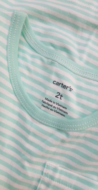 Đầm thun Carter VNXK bé gái