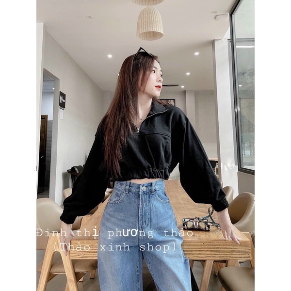 Quần baggy jean rách gối hàng BBJEAN