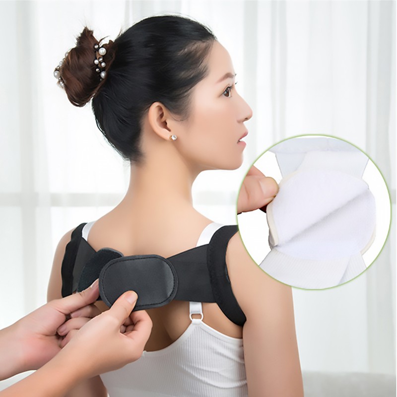 Đai đeo hỗ trợ điều chỉnh tư thế làm thẳng cột sống lưng thoáng khí dành cho nam và nữ