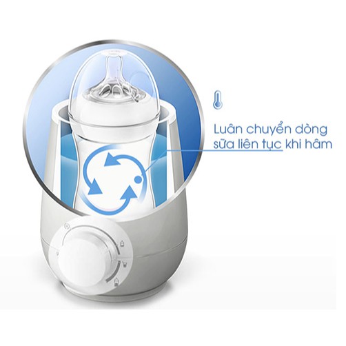 Máy hâm sữa và thức ăn cao cấp Philips Avent SCF358.00